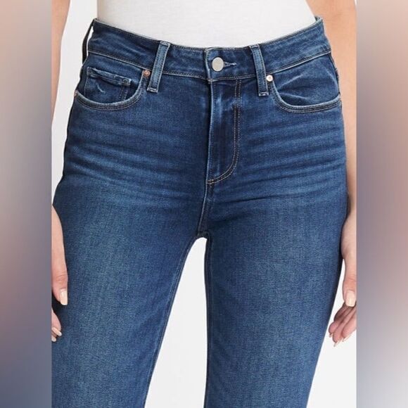 Paige Hoxton Skinny Blue Jeans Ankle Mid Rise Size 25 - Picture 6 of 13